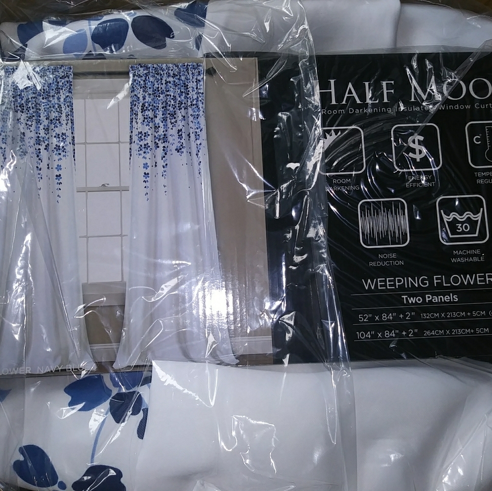 Half Moon room darkening curtains